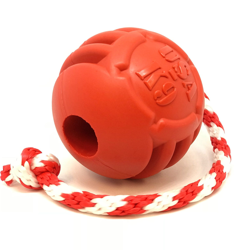 SodaPup USA-K9 Stars and Stripes Rubber Reward Ball - FurrowpetstoreToysSodaPup/True Dogs, LLC