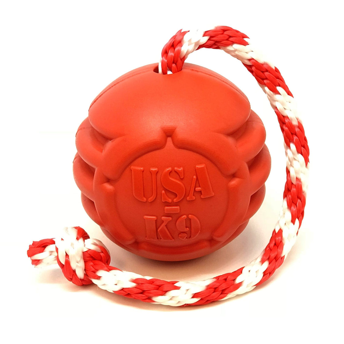 SodaPup USA-K9 Stars and Stripes Rubber Reward Ball - FurrowpetstoreToysSodaPup/True Dogs, LLC