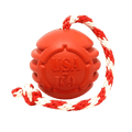 Red SodaPup USA-K9 stars and stripes rubber reward ball