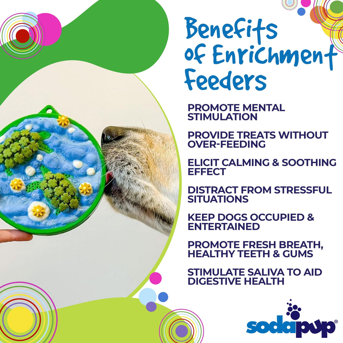 SodaPup Water eCoin Nylon Lick Disc - FurrowpetstoreBowls, Feeding & EnrichmentSodaPup/True Dogs, LLC