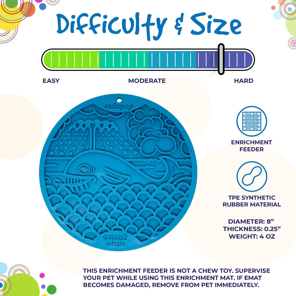 SodaPup Whale eMat with Suction Cups - FurrowpetstoreBowls, Feeding & EnrichmentSodaPup/True Dogs, LLC