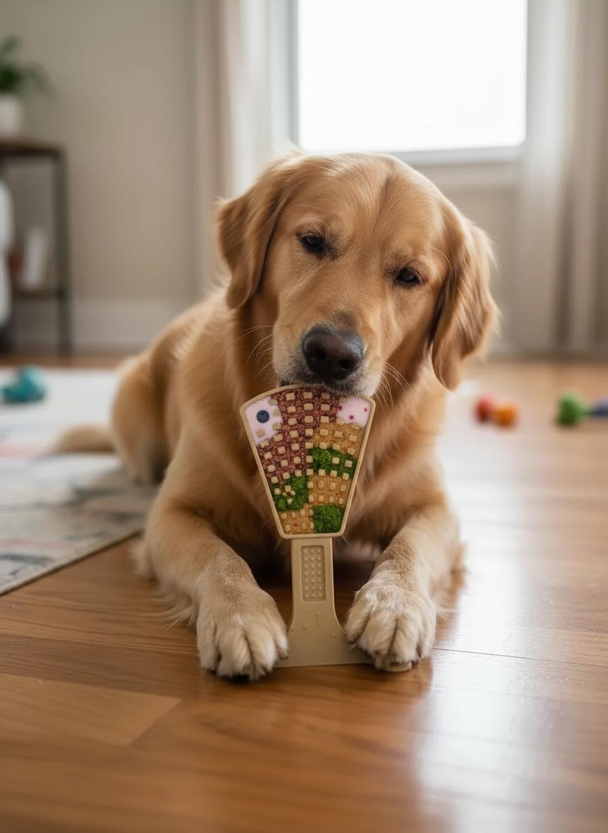 SodaPup Waffle Tower Nylon Chew and Lick Toy
