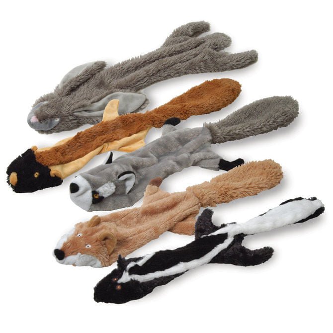 Jeffers Thinnies unstuffed plush animal dog toys